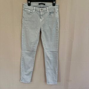 J Brand Skinny Crop Jeans Light Blue Sz30